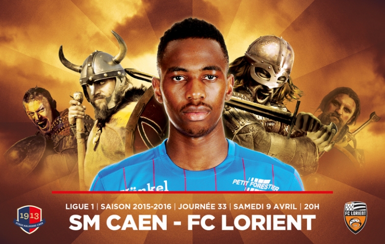 [33e journée de L1] SM Caen 1-2 FC Lorient Jordan_nkololo_1