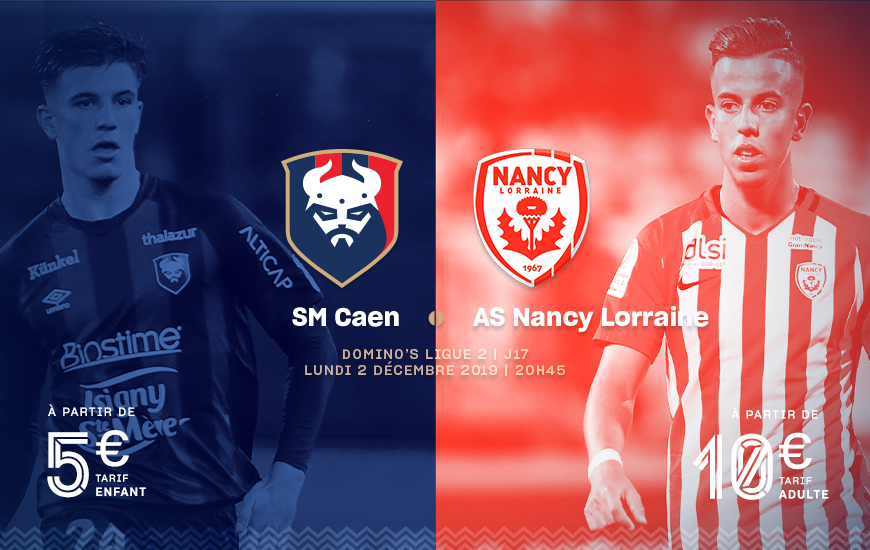 SM Caen / AS Nancy Réservez vos places infos match billet SMC Informations Stade SM Caen / AS Nancy Réservez vos places infos match billet SMC Informations Stade