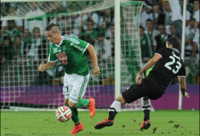 Pour la première fois depuis son départ à Saint-Etienne en 2012, Romain Hamouma, caennais pendant deux saisons, foulera la pelouse de d'Ornano.