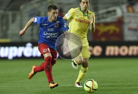 Désigné par Patrice Garande comme le meilleur caennais actuellement, Jonathan Delaplace, auteur, une nouvelle fois, d'un match plein, n'a pas fait mentir son entraîneur.