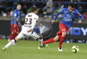 A l'image de ce rush devant le Bordelais Valentin Vada, Julien Féret, en bon capitaine, a conduit le Stade Malherbe vers une magnifique septième place.