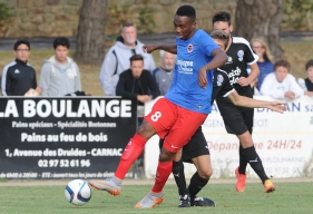 Jordan Nkololo fait partie des jeunes joueurs prometteurs sur lesquels le Stade Malherbe a misé pour l'avenir.