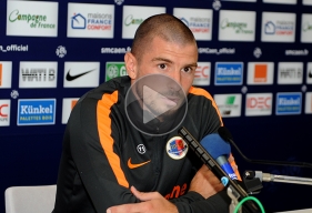 Remplaçant contre Marseille, Vincent Bessat devrait retrouver une place dans le onze de départ de Patrice Garande. ©Photo d'archives