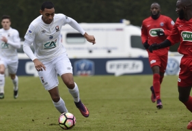 En inscrivant un doublé sur un terrain assez gras après le gel de la veille, Ronny Rodelin a montré la voie des 1/16e de finale de la Coupe de France à ses partenaires.