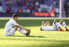 La déception des caennais qui pensaient arracher le premier succès du Stade Malherbe Caen en Ligue 1 Conforama en 2019