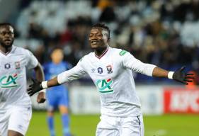 Casimir Ninga avait permis au Stade Malherbe de reprendre l'avantage lors des prolongations avant de voir le SC Bastia revenir au score