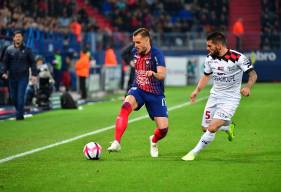 Titulaire samedi, Jonathan Gradit a disputé son premier match en Ligue 1 Conforama avec le Stade Malherbe Caen