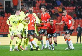 Le Stade Malherbe Caen a encaissé plus de 65% de ses buts sur coup de pied arrêté cette saison (© FC Lorient)