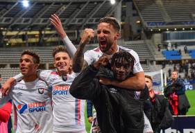 Anthony Gonçalves a inscrit le deuxième but du Stade Malherbe Caen, quelques minutes après l'égalisation du Paris FC