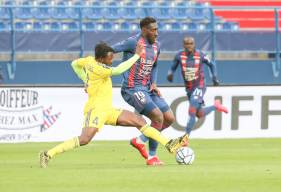 Alexandre Mendy a inscrit son cinquième but de la saison samedi soir face au Pau FC à d'Ornano