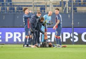 À l'image de Brahim Traoré, les joueurs du Stade Malherbe Caen ont tout donné face au Pau FC samedi soir