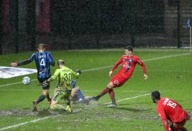 Jessy Deminguet a inscrit son quatrième but de la saison en réduisant le score face au FC Chambly