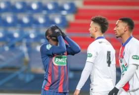 Caleb Zady Sery a eu une occasion en or pour égaliser en 5 minutes de la fin du match face aux Parisiens