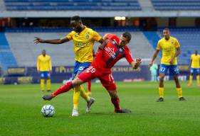 Plutôt inspiré au milieu de terrain, Jessy Pi a dû céder sa place à Brahim Traoré à l'heure de jeu