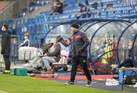 Pascal Dupraz et les Caennais ont dû s'incliner hier soir lors du derby normand face au Havre à d'Ornano