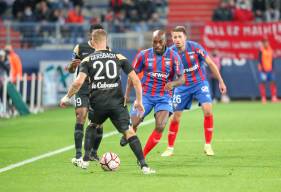 Jonathan Rivierez et les Caennais ont subi l'ouverture du score en fin de première période face à Grenoble