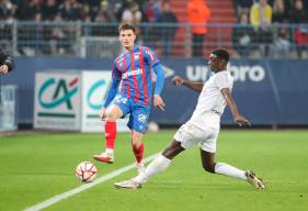 Hugo Vandermersch a fait son retour avec le Stade Malherbe Caen en championnat face au Paris FC