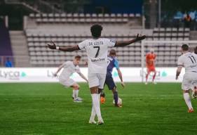 Nuno Da Costa et les Caennais ont eu l'occasion de revenir dans cette rencontre face au Paris FC