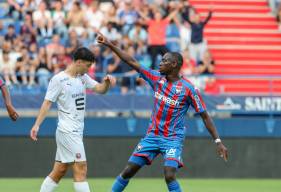 Godson Kyeremeh a inscrit le seul but de la rencontre en toute fin de match face au Nîmes Olympique