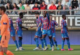 Alexandre Mendy a inscrit son 18e but de la saison en Ligue 2 BKT samedi soir à Amiens 