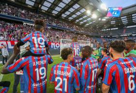 Les Caennais ont fêté la victoire face à Guingamp avec le Malherbe Normandy Kop après la rencontre