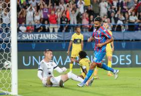 Ali Abdi a égalisé pour le Stade Malherbe Caen après l'ouverture du score de Saivet pour le Pau FC