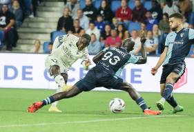 La frappe de Godson Kyeremeh pour la réduction du score dans le temps additonnel face au Havre