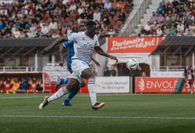 Alexandre Mendy a inscrit son troisième but en trois rencontres de Ligue 2 BKT cette saison