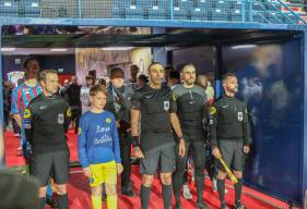 Faouzi Benchabane lors de la réception du SC Bastia au stade Michel d'Ornano la saison dernière