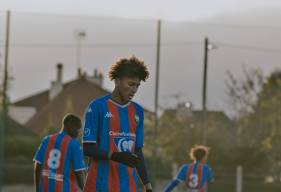 Osmane Ndiaye a égalisé pour les U17 du Stade Malherbe Caen face à l'US Orléans