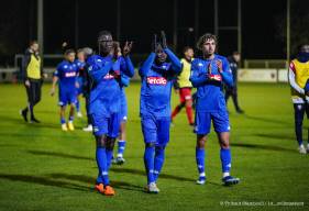 Le Stade Malherbe Caen tentera de se qualifier pour les 32es de la Coupe de France sur la pelouse de Calais (© Thibault Stambouli)