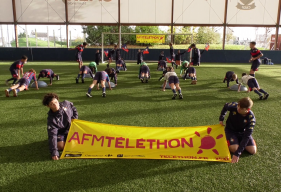 Bravo à la préformation du SMCaen pour le défi 600 burpees. Le Téléthon c'est ce week-end, pensez au 3637