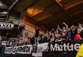Les supporters caennais à Roudourou en première partie de saison
