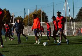 Nouvelle semaine de travail sur les terrains de Venoix pour les joueurs du Stade Malherbe Caen