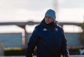Pascal Plancque était déjà présent sur les terrains avec le groupe professionnel ce lundi matin
