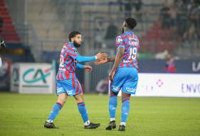 Ilyes Najim a marqué son premier but de la saison permettant aux Caennais d'égaliser en fin de match
