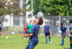 Osmane Ndiaye et ses coéquipiers ont repris l'entraînement ce jeudi sur les installations de Venoix