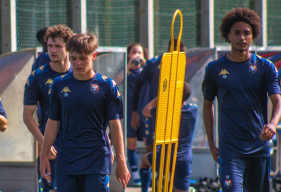 Antoine Lepeltier, Tom Lepenant et Isaac Lufuiku faisaient partie du groupe de 36 joueurs présents ce matin à la reprise