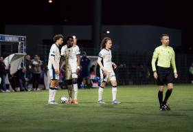 Valentin Giorgetti lors du déplacement du Stade Malherbe Caen sur la pelouse du FC Villefranche