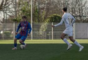 Gabin Tomé buteur avec l'équipe réserve ce week-end sur la pelouse de Sainte-Geneviève