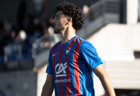 Soan Ameline, premier buteur avec les U19 Nationaux du Stade Malherbe Caen ce dimanche