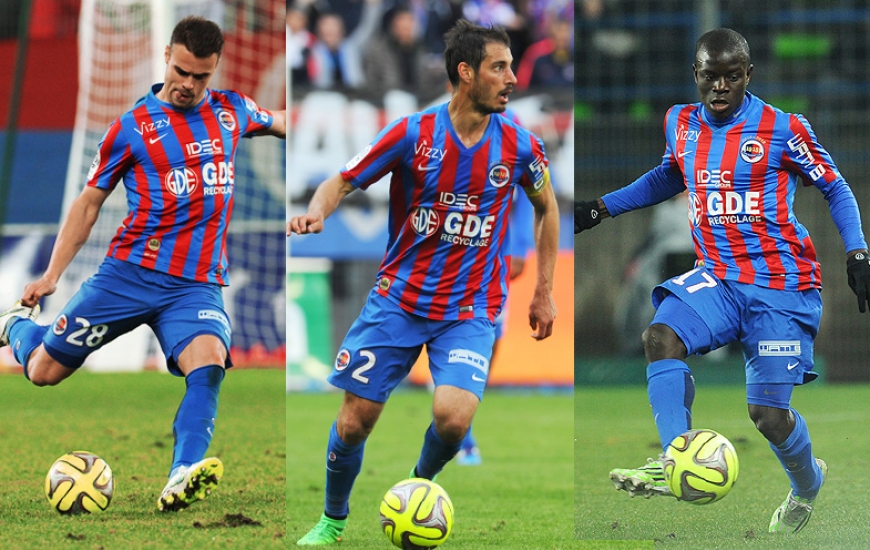 Damien Da Silva, Nicolas Seube et N'Golo Kanté, trois des acteurs majeurs de la saison et du maintien en Ligue 1 du Stade Malherbe.