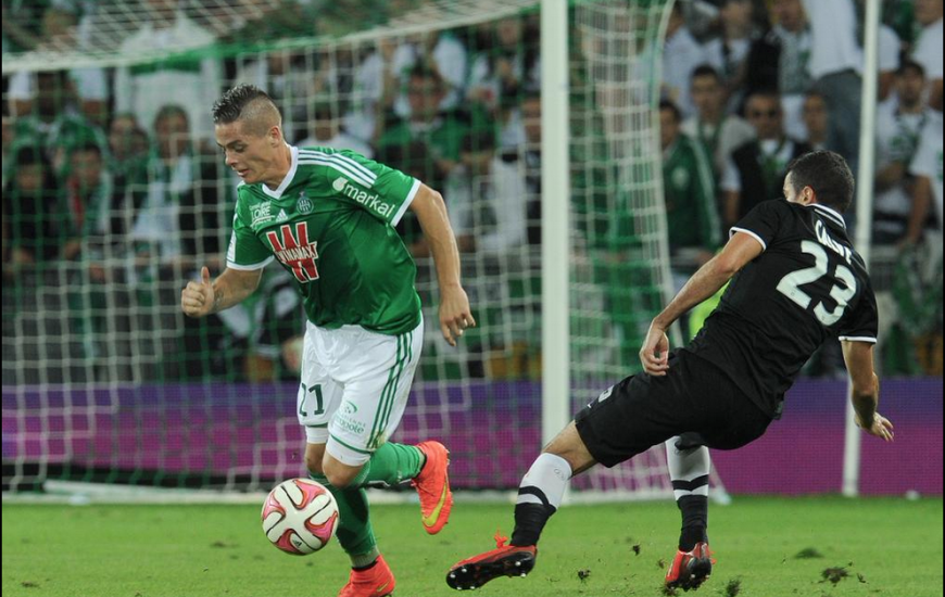 Pour la première fois depuis son départ à Saint-Etienne en 2012, Romain Hamouma, caennais pendant deux saisons, foulera la pelouse de d'Ornano.