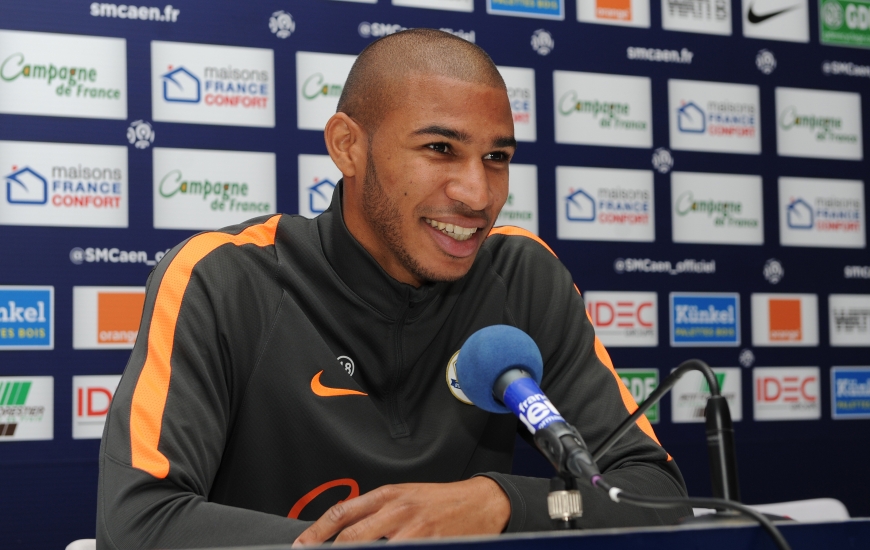Pour Jordan Adéoti, les Caennais ne doivent pas compter sur une éventuelle fatigue des Stéphanois. Des "Verts" qui ont disputé un match de Coupe d'Europe jeudi soir.
