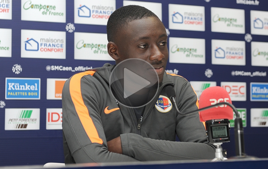 En 2015, Dennis Appiah n'a pas manqué, toutes compétitions confondues, un seul match du SMC. Et le latéral droit caennais entend bien enchaîner en 2016. ©Photo d'archives