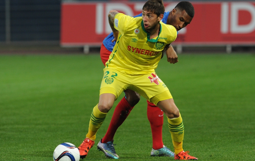 Auteur de six réalisations en Ligue 1 cette saison, l'ex-Caennais Emiliano Sala qui s'est engagé pour cinq ans avec le FC Nantes cet été est le meilleur buteur des Canaris.