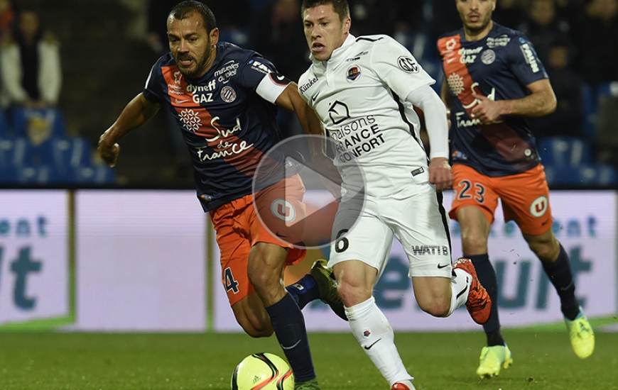 Remplaçant contre Marseille, Jonathan Delaplace a retrouvé une place dans l'entrejeu caennais face à Montpellier dans un système en 4-4-1-1 avec deux récupérateurs.