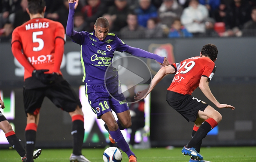 A l'image de cette magnifique chevauchée provoquant le corner conduisant à l'égalisation caennaise, Jordan Adéoti a effectué une superbe rentrée face aux Rennais.