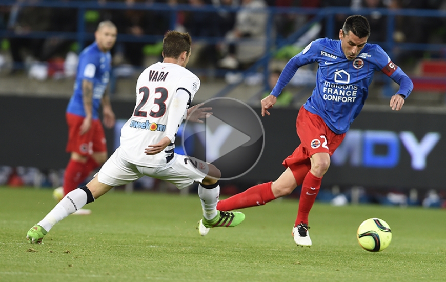 A l'image de ce rush devant le Bordelais Valentin Vada, Julien Féret, en bon capitaine, a conduit le Stade Malherbe vers une magnifique septième place.