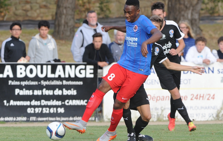 Jordan Nkololo fait partie des jeunes joueurs prometteurs sur lesquels le Stade Malherbe a misé pour l'avenir.